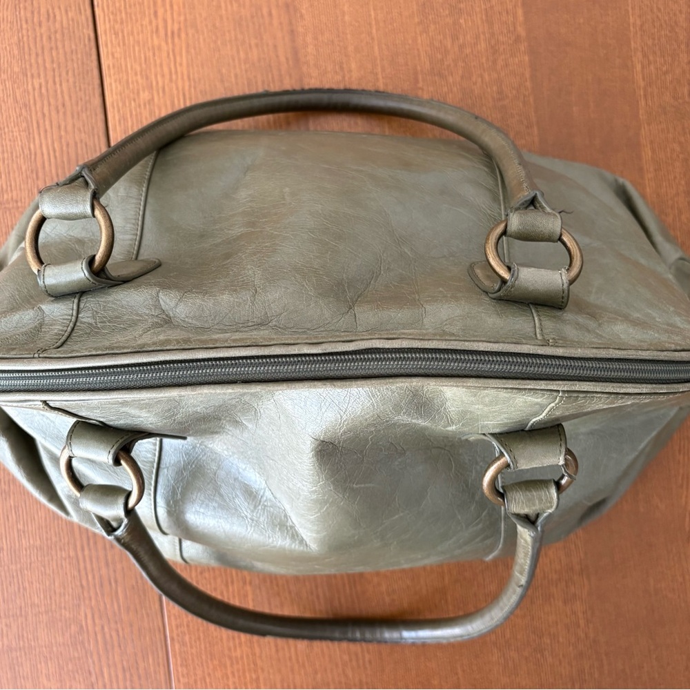 HOBO Leather Tote, Sage Green - Picture 5 of 16